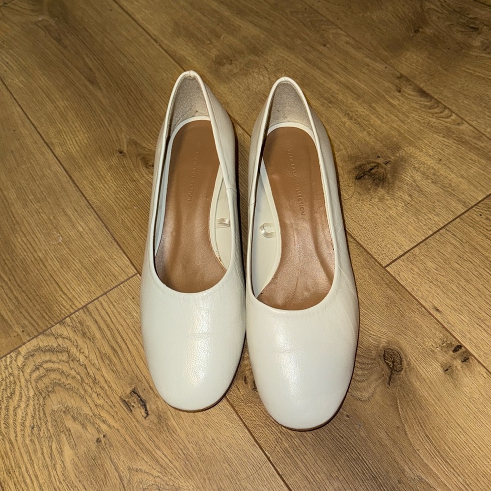 Zara Leather Heels in size 37
